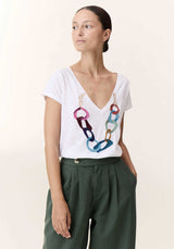 Tshirt Tonton Jc03 Seve White