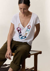 Tshirt Tonton Jc03 Seve White