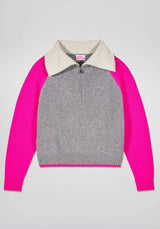 Turtleneck Knitted 2501wpm03295 Gris-Chine-Fonce-F