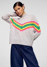 Pullover 2501wpm03327 Gris-Chine-Clair