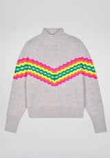 Pullover 2501wpm03327 Gris-Chine-Clair