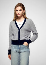 Cardigan 2501wpc03361 Gris-Chine-Fonce-F