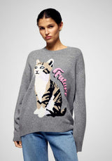 Pullover 2501wpr03293 Gris-Chine-Fonce-H