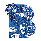 PERSONALISED PRINT: Classic Chinoiserie Style Name / Number