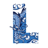 PERSONALISED PRINT: Classic Chinoiserie Style Name / Number