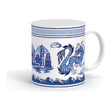 CERAMIC MUG: Chinoiserie Skyline