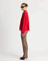 Jacket Keatonrs Knit Zi Red