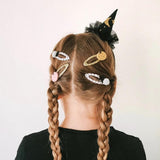 Spotty Pumpkin Clips