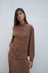 Shirt Man Shirt Choco-Brown