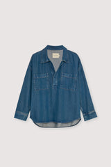 Denim Shirt Tns Tencel Shirt Blue-Denim
