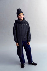 Sweatshirt Valeria Polo Washed-Grey