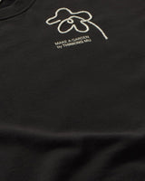 Sweatshirt Jimena Flower Ro Black