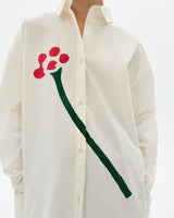 Shirt Juana Flower Tm White