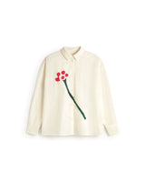 Shirt Juana Flower Tm White