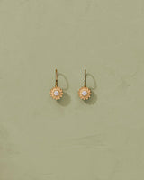 Earring Sai Boucles Topaze-Blance