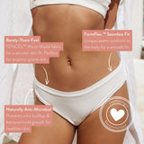 Teen Girls' TENCEL™ Micro Modal Confidently You Bikini Briefs - Set of 2 | Cloth Diapers | Just Peachy