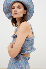 Women summer dress with open back