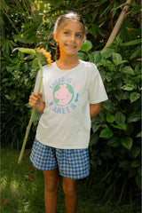 MiliMilu bamboo T-shirt kids collection There is no planet B is designed for your kids comfort & breathability during summer months. Family matching available.