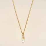 Necklace Amuleto Pendant Vert-Onyx