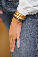 Ring Mini Coeur Bague Grenat