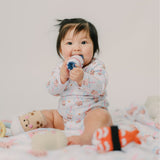 Organic Cotton Long Sleeve Baby Onesie - Boba *VFFP 3 - 6M* meta - size - chart - size - chart - clothing - The Wee Bean