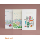 NOTEBOOK: HK Tram / HK Harbour / Victoria Peak ( 3 designs)