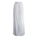 Remi White Wide-Leg Pants – Elegant Women's High-Waist Trousers