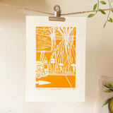 COULEUR AUBE PRINT: Kennedy Town Linoprint (available in 5 colours)