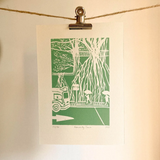 COULEUR AUBE PRINT: Kennedy Town Linoprint (available in 5 colours)