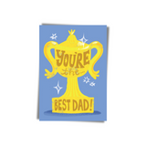 GREETING CARD: Trophy- Best Dad
