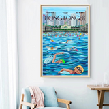 LIMITED SERIES SOPHIA HOTUNG PRINT: Splash Harbour