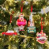 手绘玻璃装饰:粉红狮子