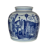 FLASH SALE GINGER JAR: Hong Kong Homage (slight imperfections)