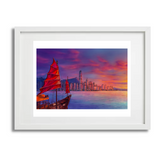DWD PRINT: Sailing Sunset