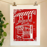 COULEUR AUBE PRINT: La Camionetta Linoprint