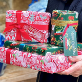 CHARITY CHRISTMAS GIFT TAG: Festive Dragon