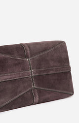 Vanessa Bruno Women's Small Daily Tote Bag 100% Suede Cowhide Leather - Brown Amer