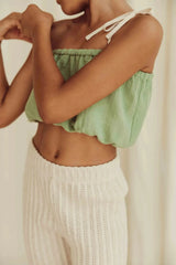 Crop top for girl's - Green