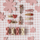 Wildflower Mini Bow Clips Set