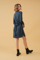 Wrapped Shirtdress - Forest