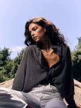 Shirt Amelie Shirt Black-Pepper