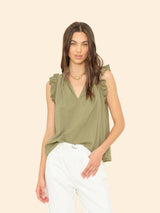 Blouse Bex Top Dark-Seagrass