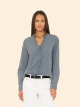 Blouse Kayde Shirt Steely-Blue