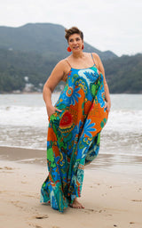 Labadi Breeze Flared Maxi Dress