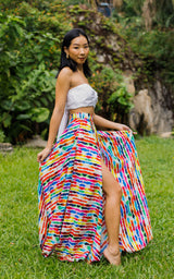 Sange Slit Maxi Skirt