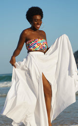 Lekki Love Bandeau Top - Orange