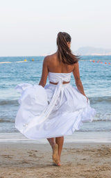 Tanji Tide Tiered Maxi Skirt