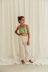 Crop top for girl's - Green
