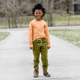 Ash Pants - Olive Corduroy - Pre-Loved - Size 8 ♻️