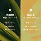 Lemon tea tree essential oil balancing face mask